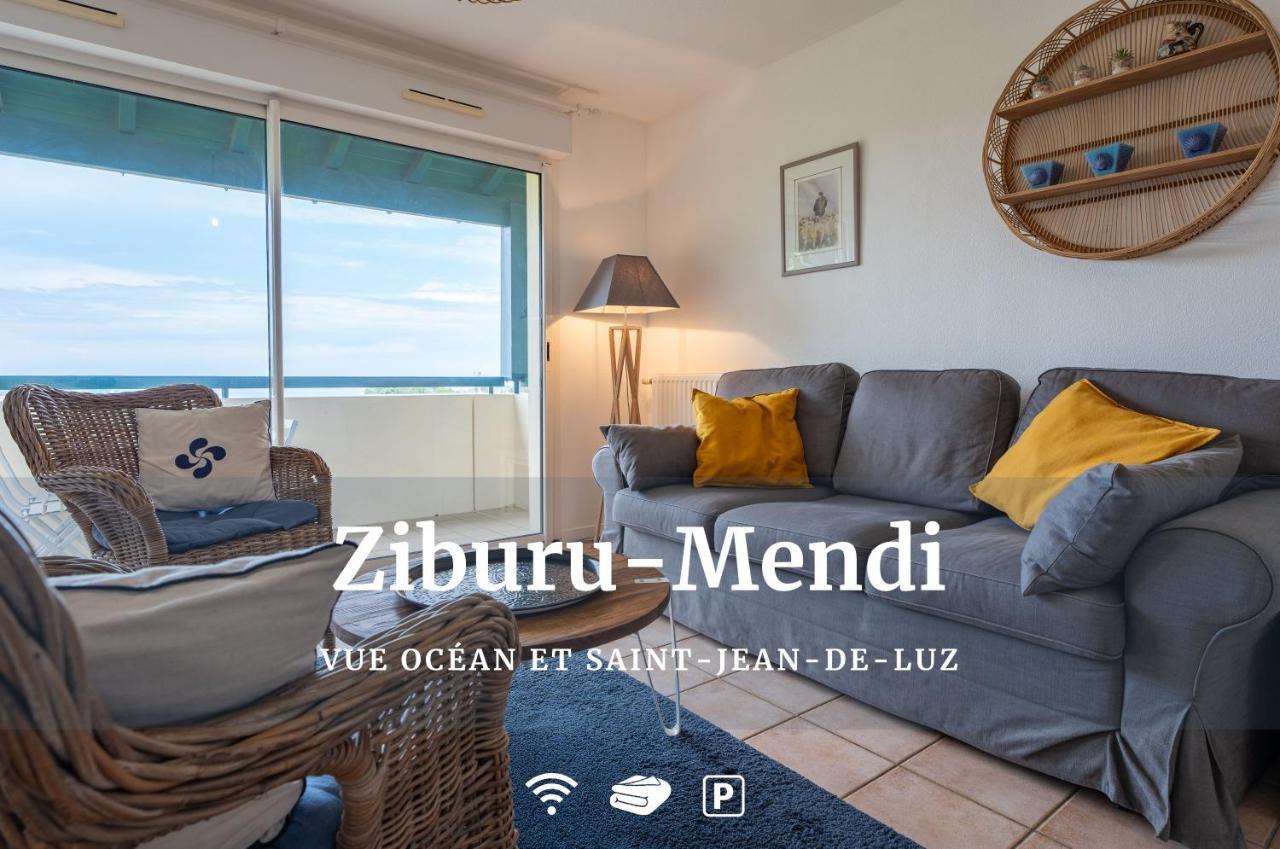 Atlantic Selection - Ziburu Mendi - Vue Ocean Avec Balcon & Parking Lejlighed Ciboure Eksteriør billede